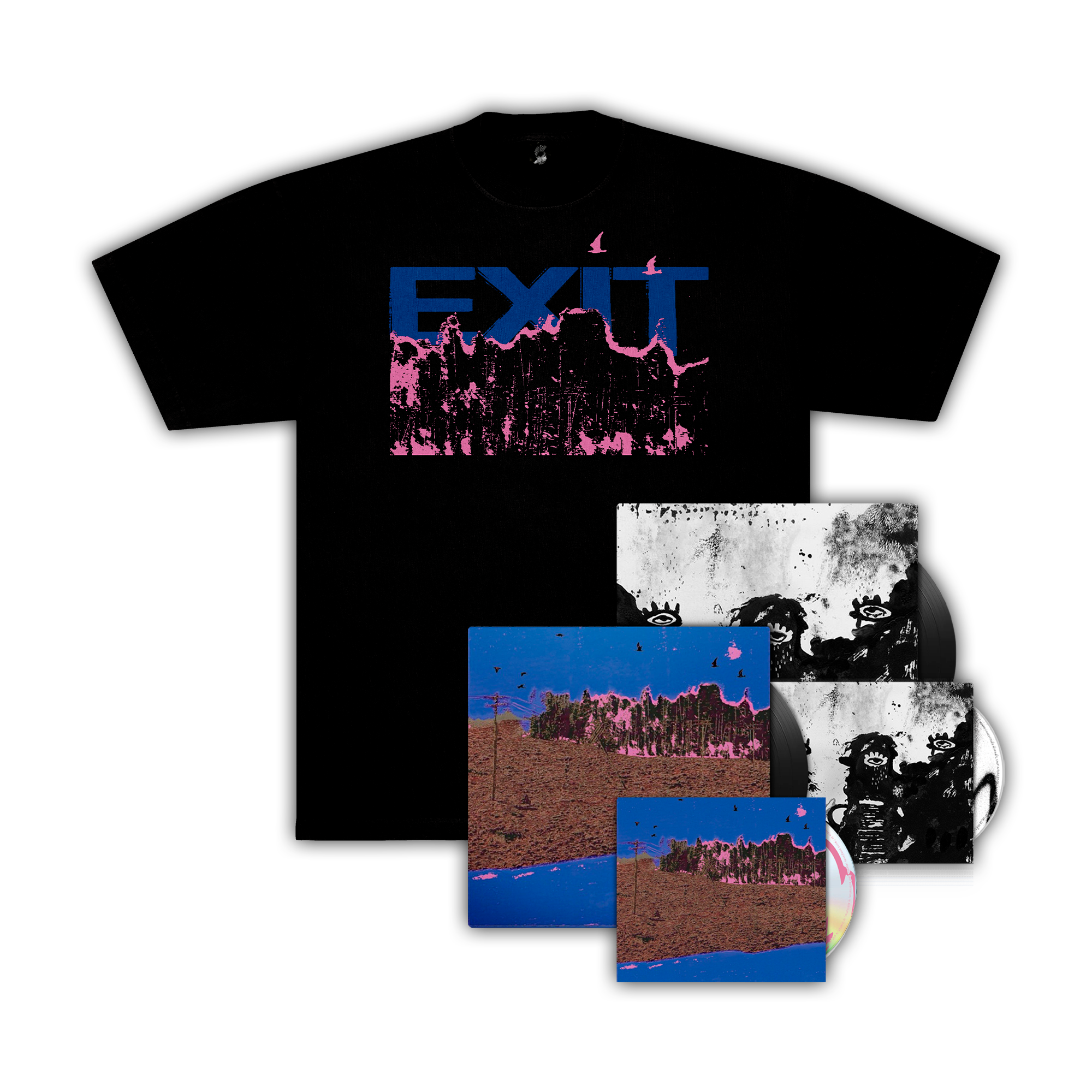 CD+VINYLE "EXIT" + CD+VINYLE "GARÇON + AMI" + T-SHIRT
