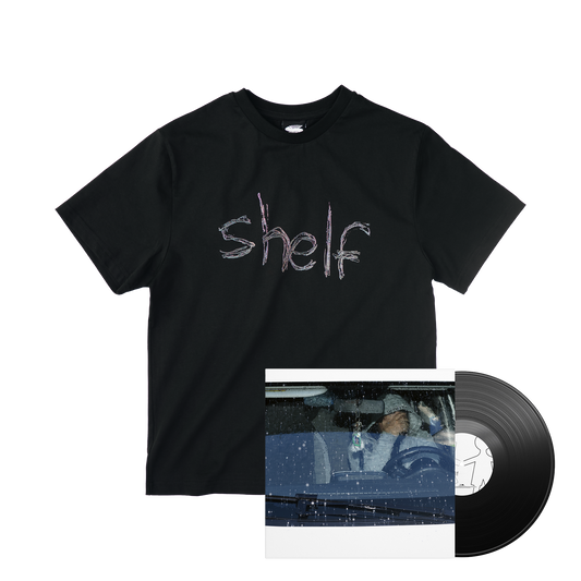 vinyle « shelf » + t-shirt
